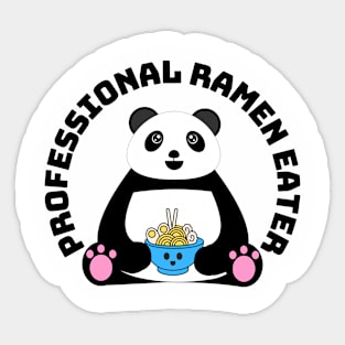 Professional Ramen Eater Panda Sticker